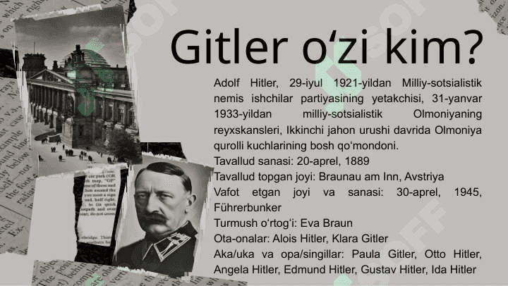 Adolf Gitler boshqaruvi . MEnejment 3