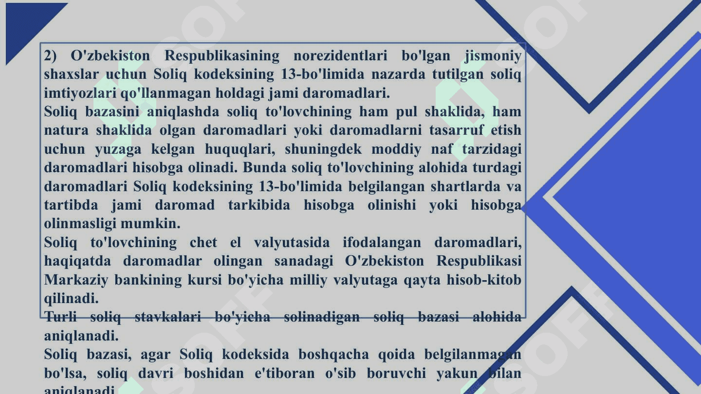 Jismoniy shaxslardan olinadigan daromad solig’ini hisoblash va undirish tartibi 6