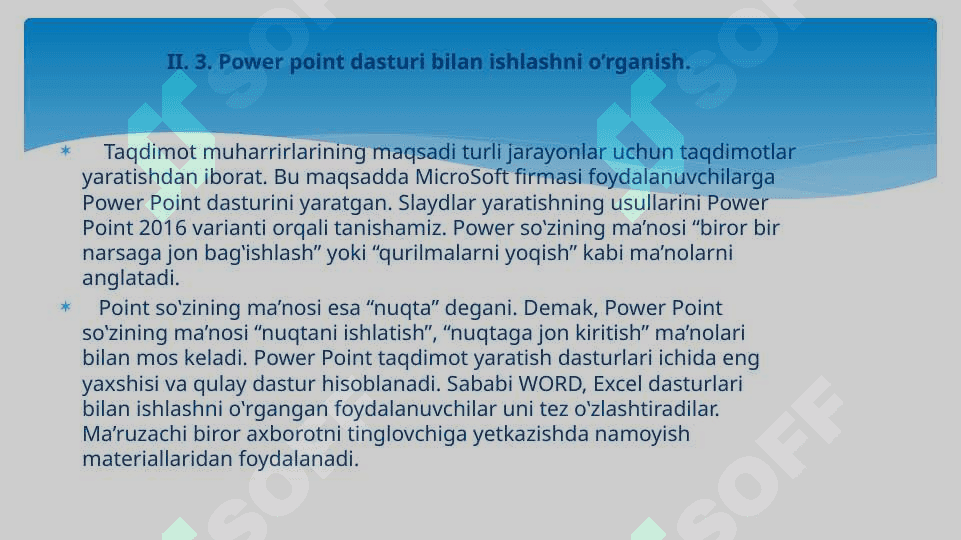 MULTIMEDIK DASTURLAR BILAN ISHLASH 8