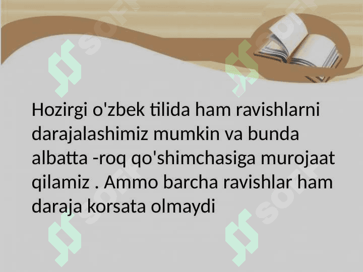 Ravishlarda daraja formasi 4