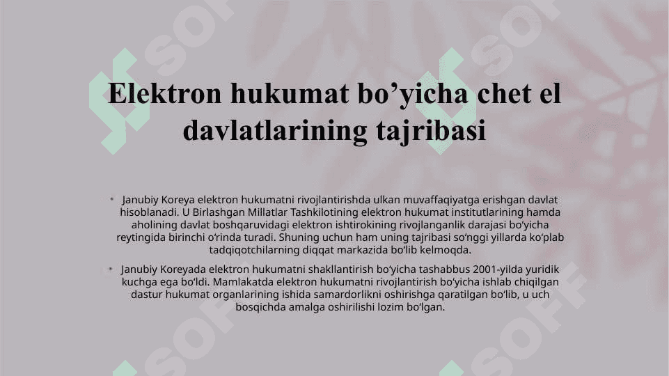 Elektron hukumat va tijorat 8