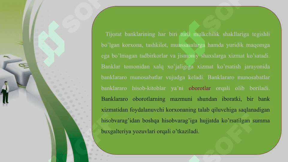Banklararo hisob-kitoblar   hisobi 5