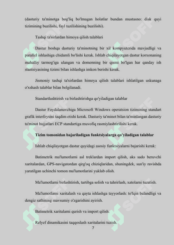 “Dekanat”internet ilovasini ishlab chiqish 7
