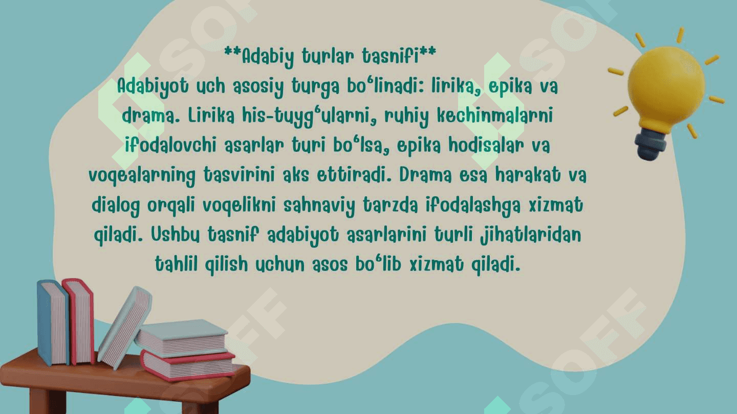 Adabiy tur va janrlar 4