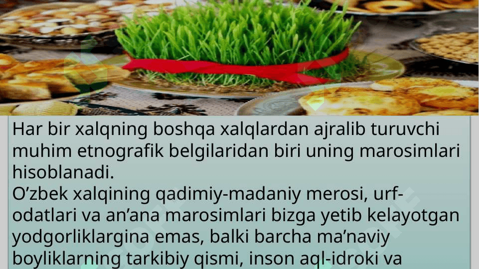 Oilaviy marosimlar 3