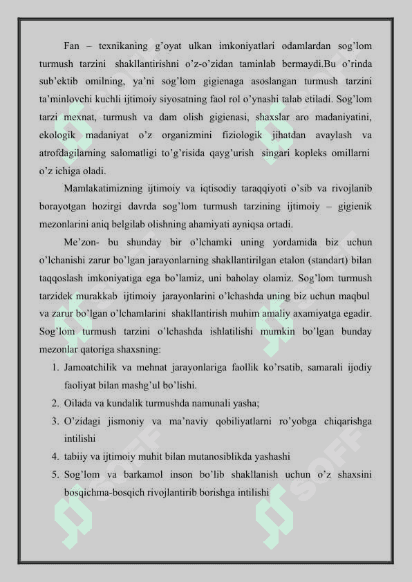 Sog’lik oliy qadriyat 7