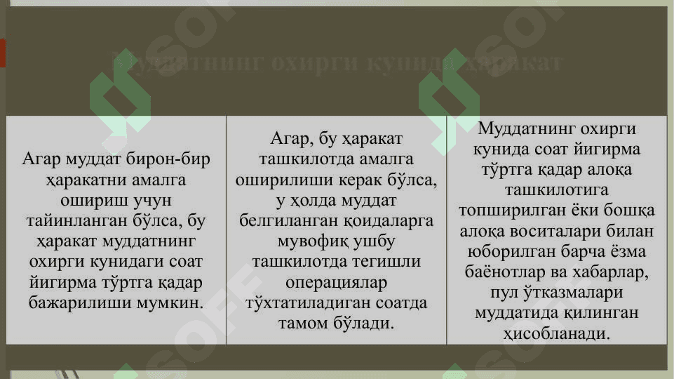 Фуқаролик ҳуқуқида муддатлар ва даъво муддати (2) 7