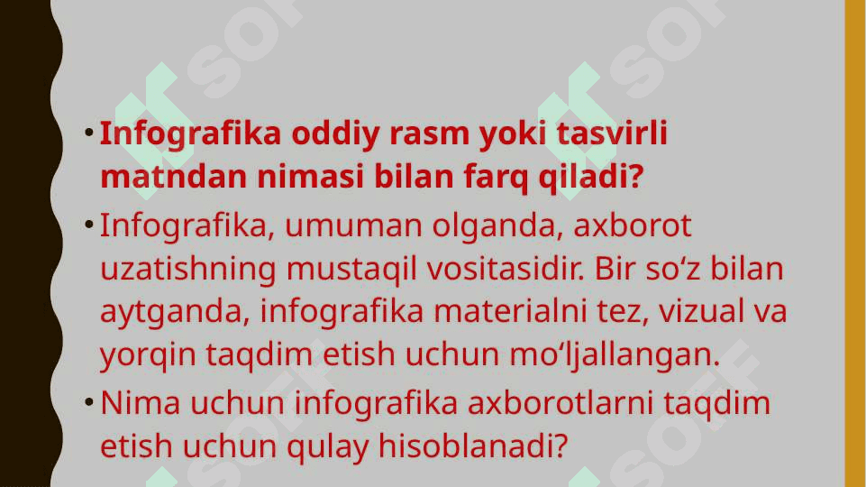 Infografikaning tarkibiy qisimlari 2