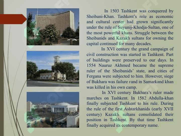 Нistory  of  Tashkent 5