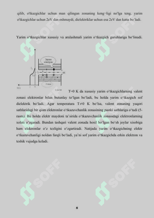 Yarim o’tkazgich parametrlarini o’lchash usullari 8