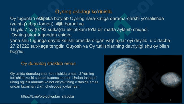 Oy holatini kuzatish 3