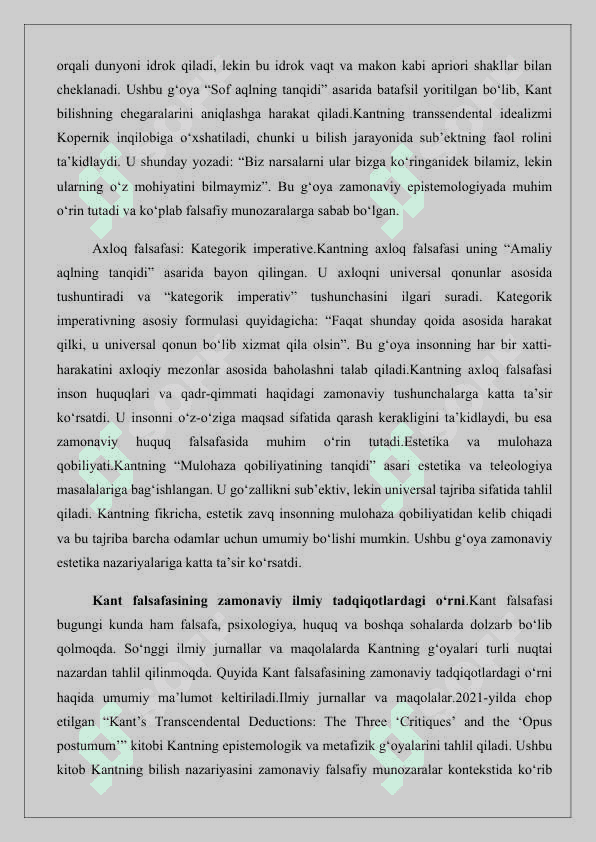 Immanuil Kant 25 3
