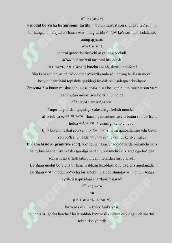Kriptografiyaning matematik asoslari 4