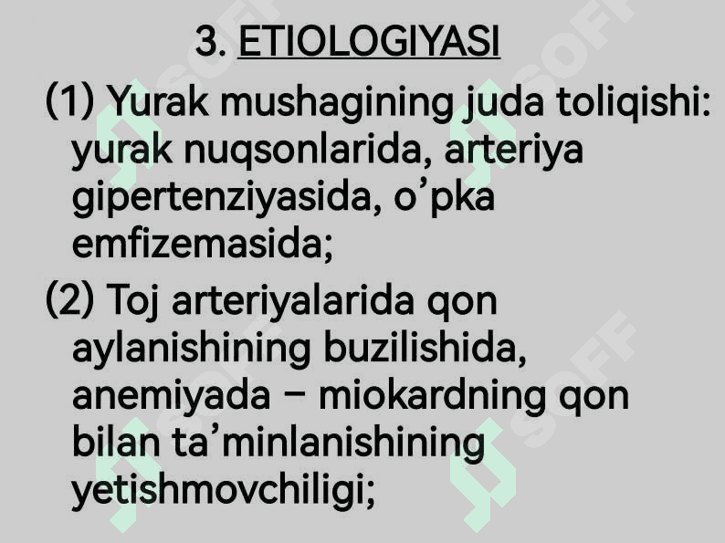 YURAK YETISHMOVCHILIGI 4