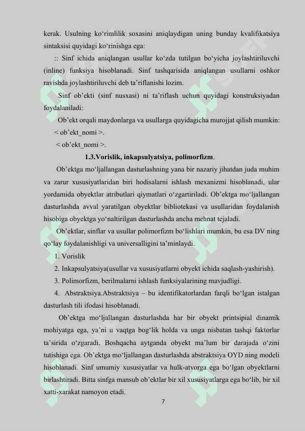 kurs ishi 7