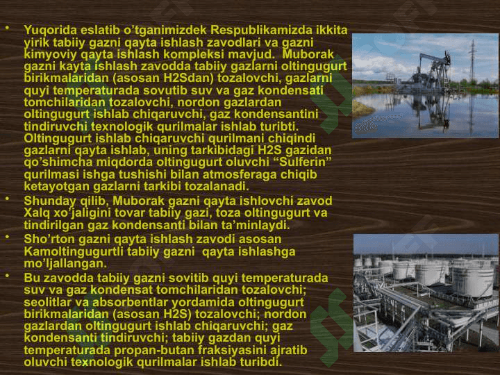 Neft va Gaz sanoati 6