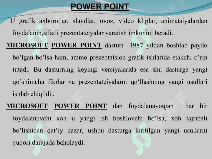 Power point 3