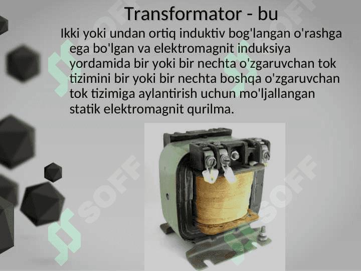 Transformatorlar 2