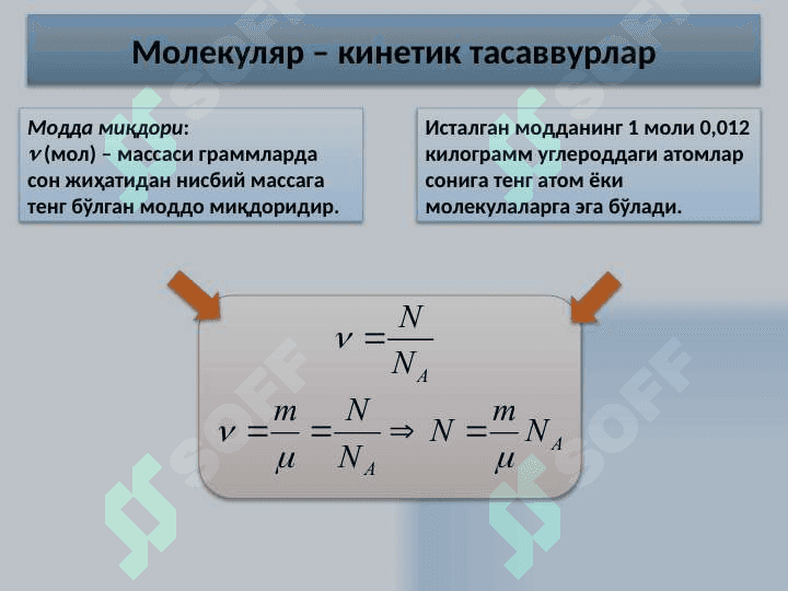 МОЛЕКУЛЯР ФИЗИКА ва ТЕРМОДИНАМИКА 7