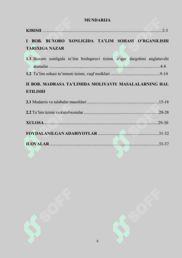 Buxoro xonligida ta'im tizimi 2