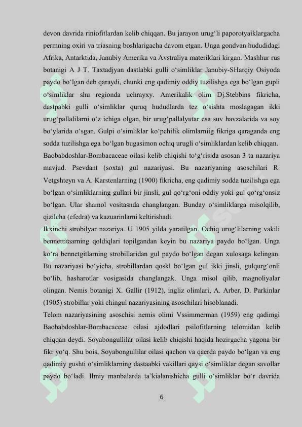 1.Ziranamolar qabilasi 6
