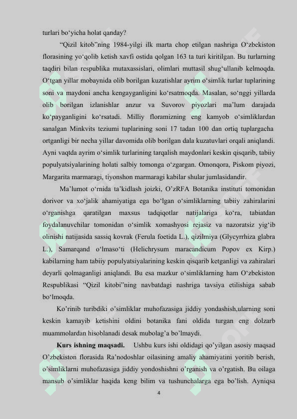 Chetan turkumi 4