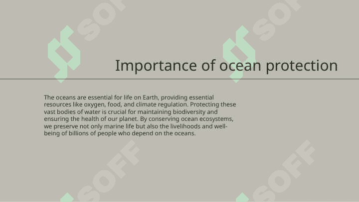 Saving oceans 4