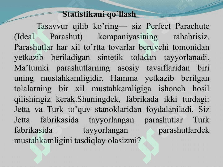 Dispersion tahlil 5