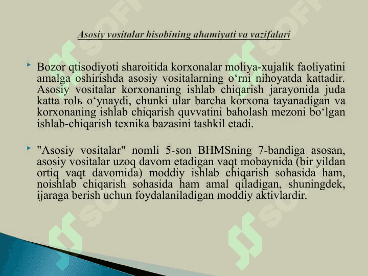 «ASOSIY VOSITALAR VA NOMODDIY AKTIVLAR HISOBI» 4