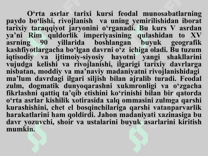 O‘rta asrlar tarixi manbalari 5
