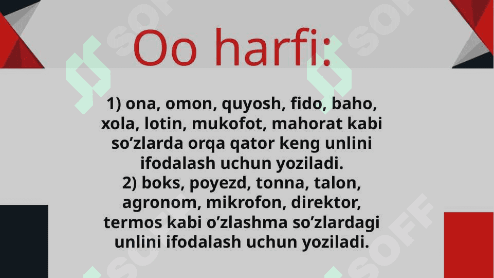 O’zbek tili imlo  qoidalari 7