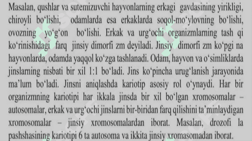 Jins genetikasi 3