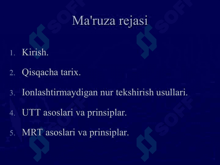 IONLASHTIRMAYDIGAN NUR TEKSHIRISH USULLARI 2