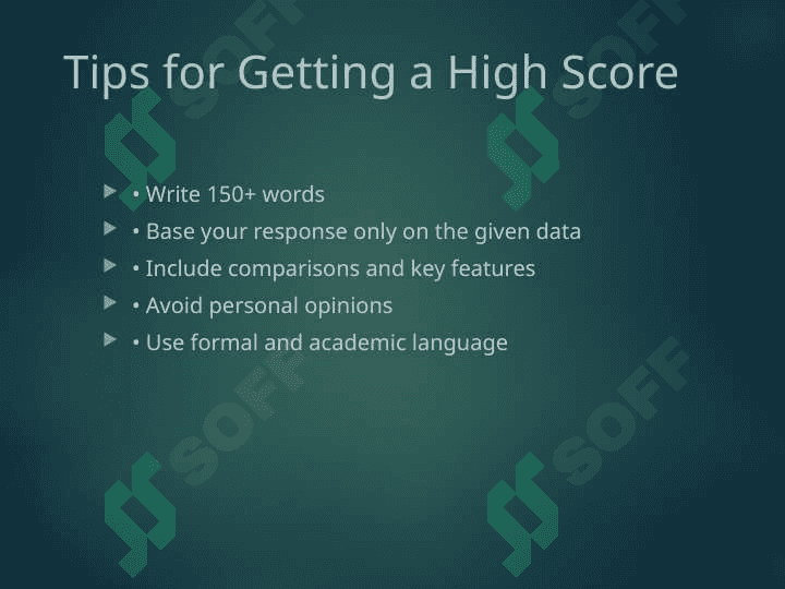 Task achievement in writing task 1 4