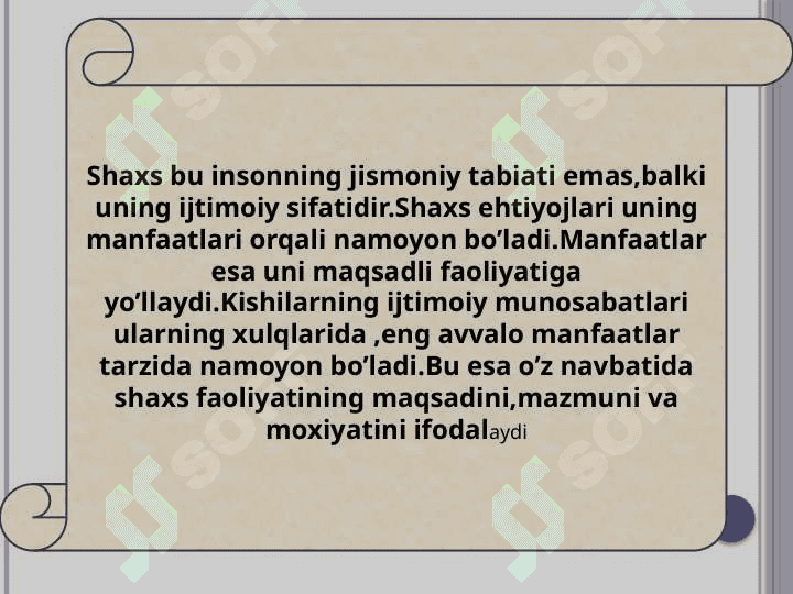 shaxs va uning mohiyati 7