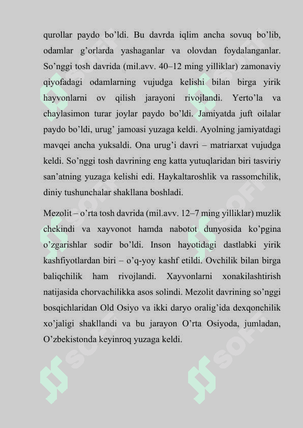O’zbekiston hududida ibtidoiy davr san’ati 4