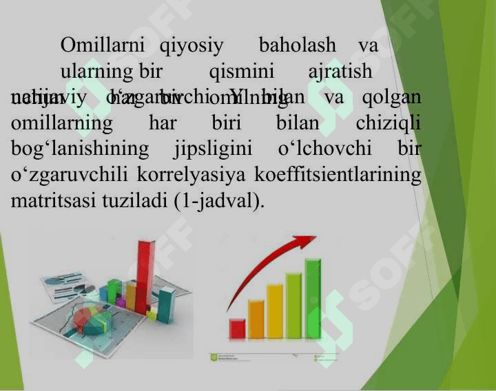 Ko'p omilli ekonometrik taxlil 5