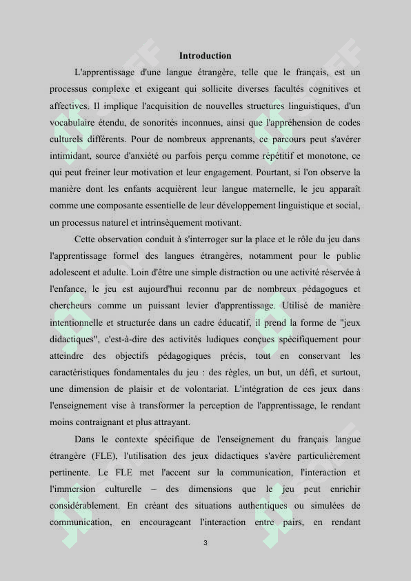 L'utilisation des jeux didactiques dans l'enseignement du français. 3