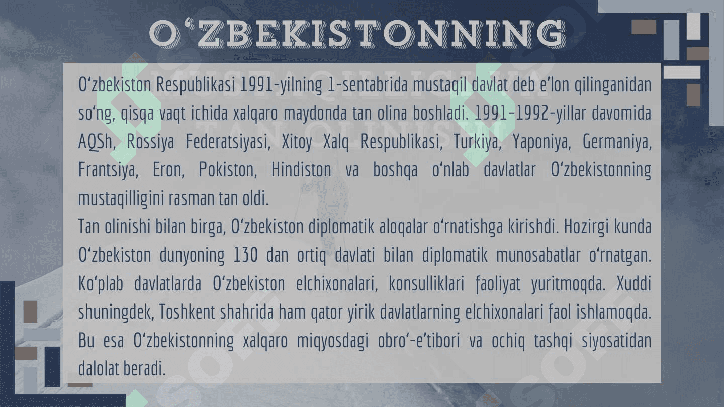 Ozbekiston BMT bilan aloqalari 3