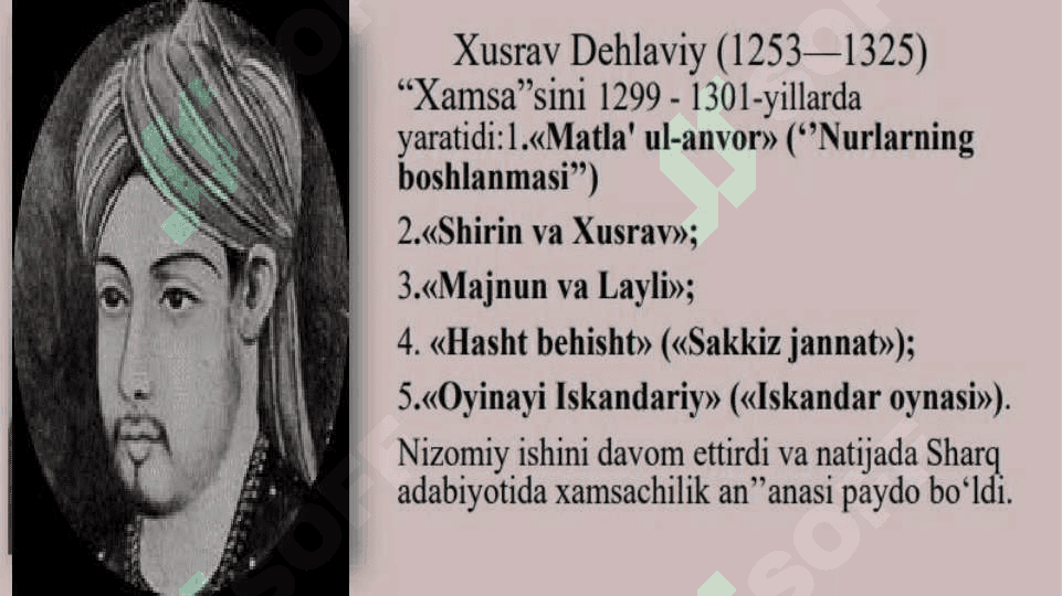 Xamsanavislik an’anasi 3