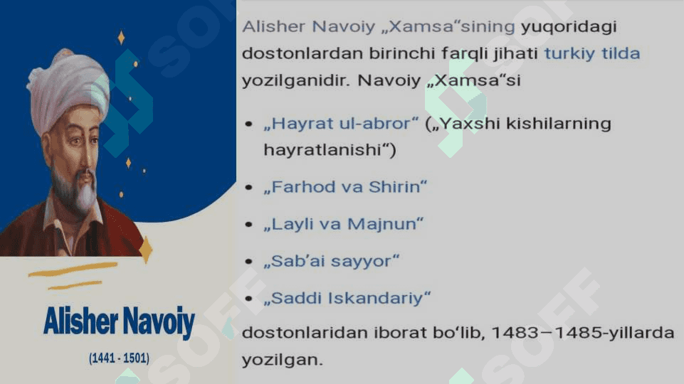 Xamsanavislik an’anasi 5