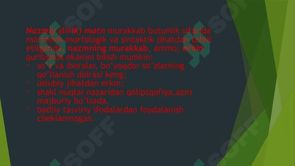 Nazmiy asarlarda gap qurilishi 2