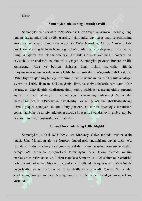 Sоmоniylarning kеlib chiqishi masalasi 25 3