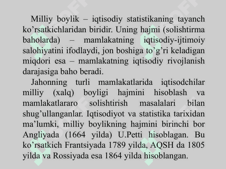 Milliy boylik statistikasi 7