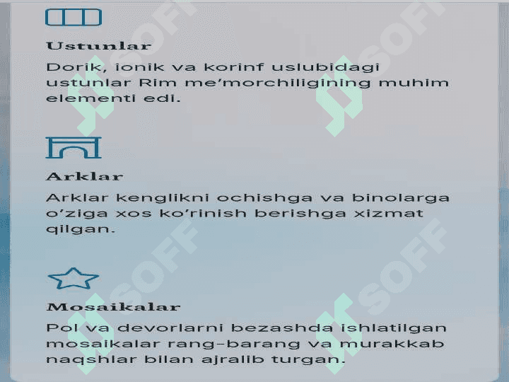 2 asr Rim imperiyasi sanati 7