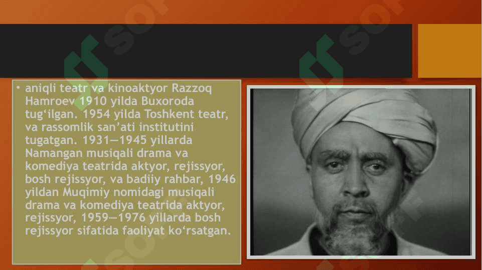 Hamroev Razzoq Hamroboyevich 2