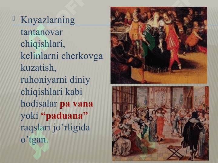 O’rta asr G’arbiy yevropa mamlakatlarida raqs san’ati 4