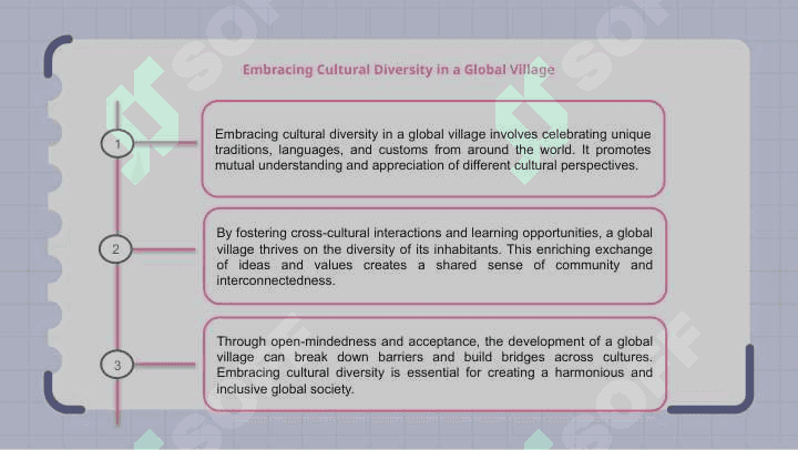 Developing global village 3