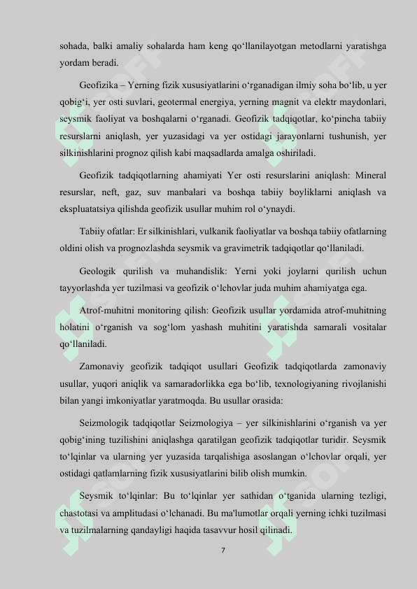ZAMONAVIY GEOFIZIK TADQIQOT USULLARI 7