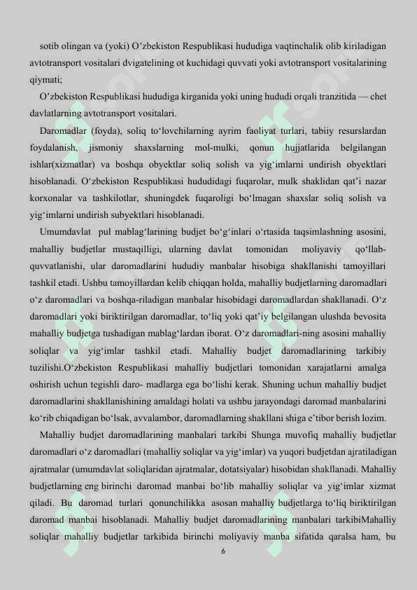 MAHALLIY SOLIQLAR 6